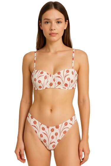 TOP MEIA TAÇA VERMELHO TULIPAS