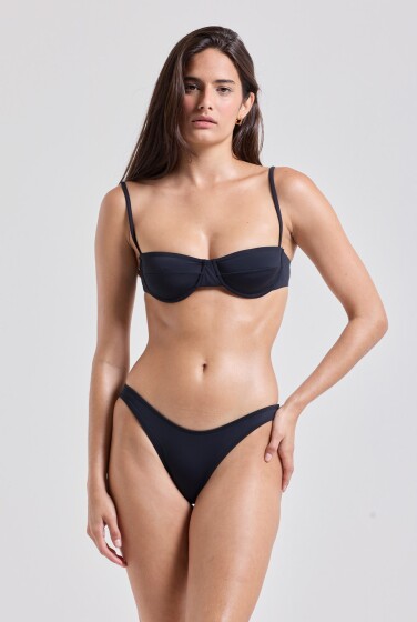 TOP MEIA TAÇA PRETO