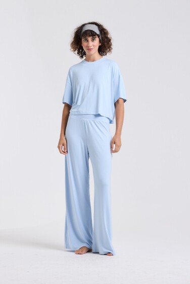 CALÇA VERANO VISCOLYCRA AZUL CLARO