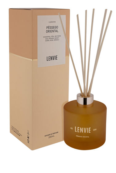 DIFUSOR DE PERFUME PESSEGO ORIENTAL ELEMENTOS - 200ML - L'ENVIE