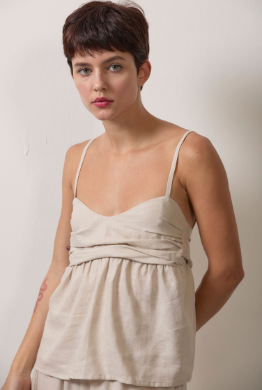 BATA LINEN CAMBRAIA AREIA