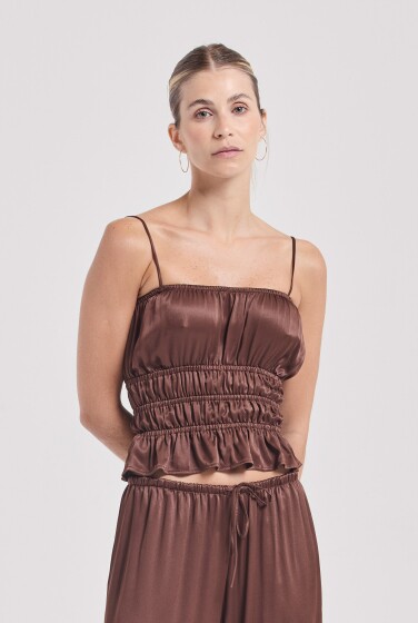BLUSA FRANZIDA SATIN