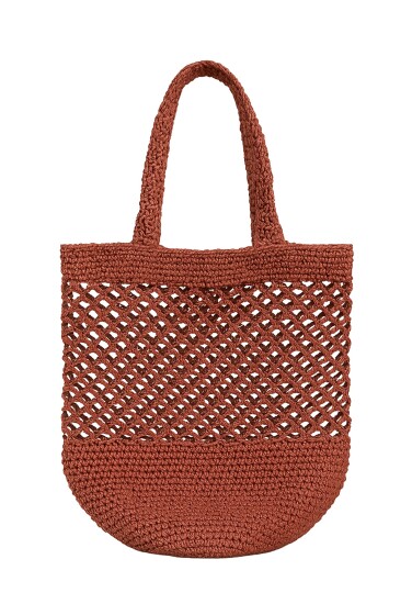 BOLSA LERU RÁFIA VINHO